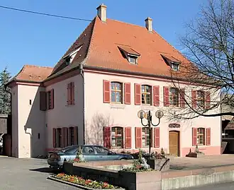 The town hall in Rumersheim-le-Haut