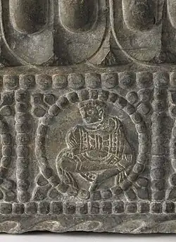 Detail of a musician, Freer Gallery of Art.