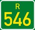 Regional route R546 shield