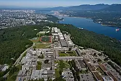 Simon Fraser University on Burnaby Mountain