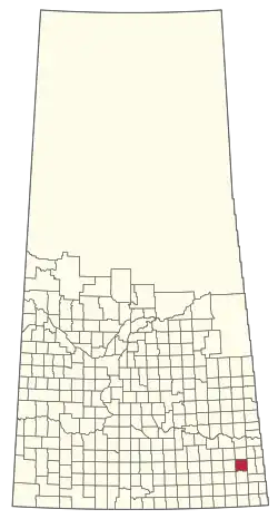 Location of the RM of Wawken No. 93 in Saskatchewan