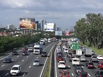 SLEX northbound (Putatan, Muntinlupa)(2019-01-12).jpg