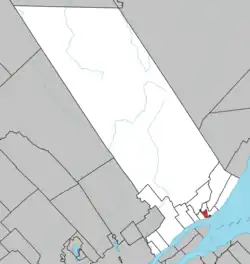 Location within La Côte-de-Beaupré RCM