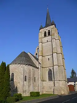 The church in Cormainville