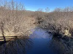 South Mékinac River the Laurentians, the river, from the bridge P-03952, Reinforced concrete frame, under embankment,[15] Quebec Route 359