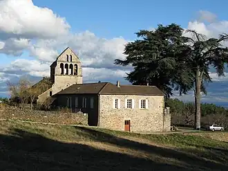 The church in Saint-André-Lachamp