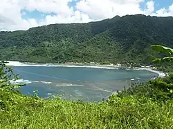 View of Uafato village from access road