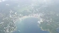 San Juan del Sur Bay, aerial view