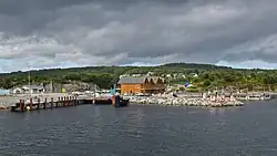 Picture of Sandstad Ferry Terminal in July 2022