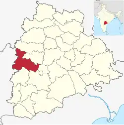 Location in Telangana