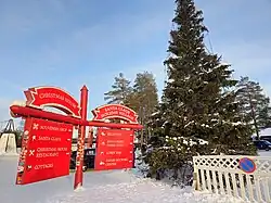 Santa Claus Village at Rovaniemi, Finlnd