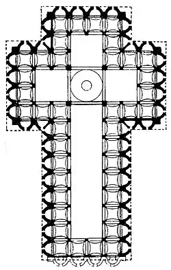 Brunelleschi's plan of Santo Spirito