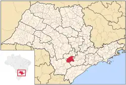Location in São Paulo state