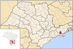 Location in São Paulo state