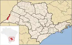 Location in São Paulo state
