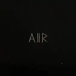 A black background with "AIIR" in white