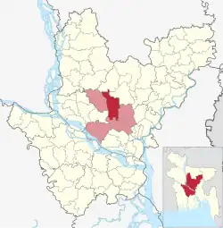 Location of Savar