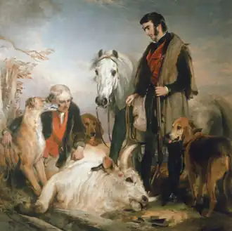 Scene in Chillingham Park by Edwin Landseer