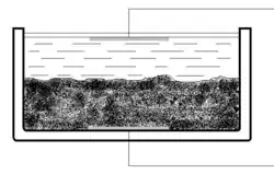 A diagram of the thermo-dielectric effect