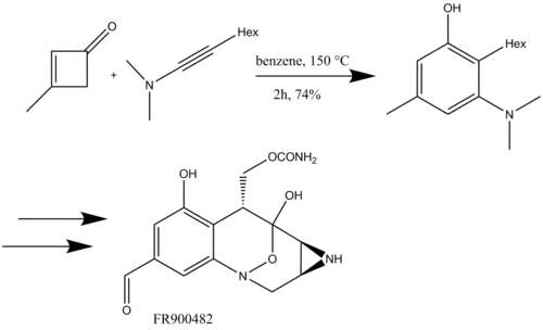 Scheme 16: Benzannulation Toward the Synthesis of FR900482