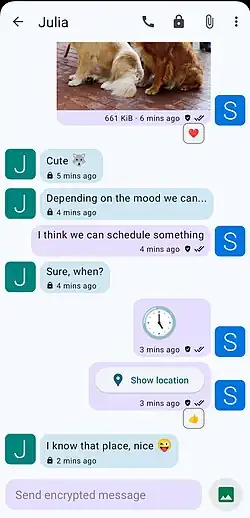 Conversations Screenshot