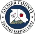 Official seal of Gilmer County