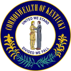 Official seal of Kentucky