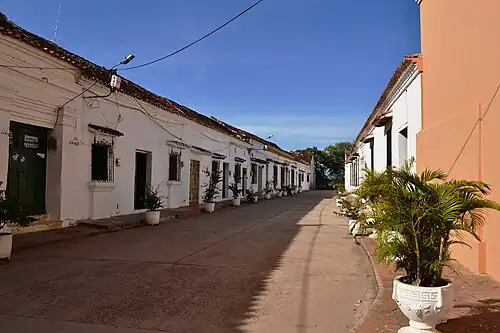 Colonial street in Mompox, Bolívar, c. 1537–1830