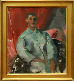 Self-Portrait in a Black Eyepatch (1915)
