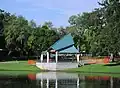 The lake and band shell at Seminole City Park