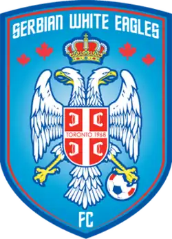 Serbian White Eagles' crest