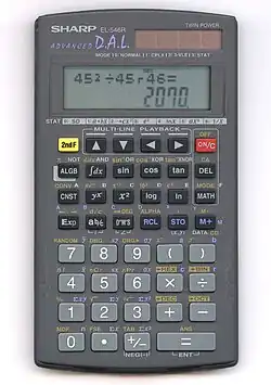 Sharp EL-546R scientific calculator