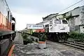Pangrango train entering Sukabumi Station (2014)