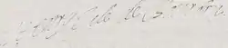 Henri Jules's signature