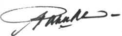 Paku Alam VIII's signature