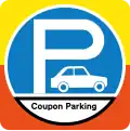 Parking zone for cars - Coupon Payment (in Transport typeface)