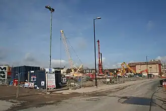 Construction in March 2009