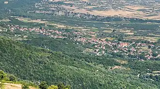 View of Skotina from south