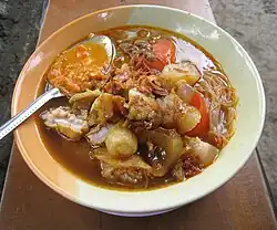 Soto mie bogor sold on Jakarta street