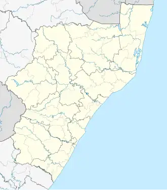 Scottburgh is located in KwaZulu-Natal