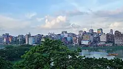 South Badda overlooking Gulshan lake (2017)