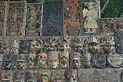 Hand-carved wood souvenirs (Chichén Itzá, Yucatán, Mexico)