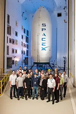 The SpaceX Falcon 9 fairing was the first test article to utilize NASA's (RATF).