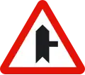 P-1a Intersection with priority on the road on the right