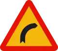 TP-13a Dangerous curve to the right