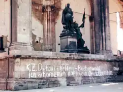 Eastman Kodak color movie from Feldherrnhalle in Munich after American liberation in 1945