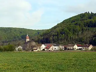 A general view of Saint-Bresson