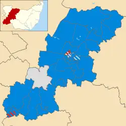 2011 results map