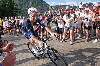 The peloton in the streets of Nice during the 2nd stage of the Tour de France on 30 August 2020