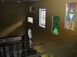 Some of many stained glass windows